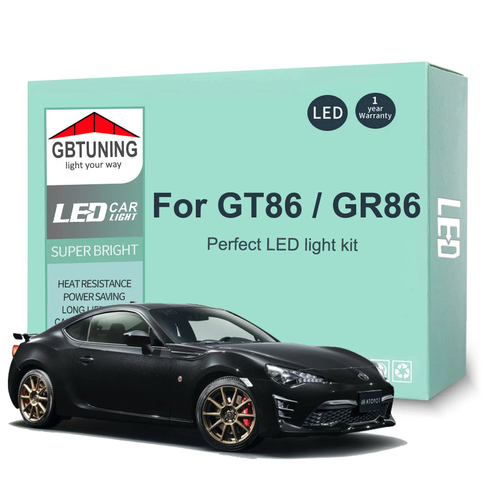 AutoGlowLED Canbus LED Interior Light Kit for Toyota 86 GT86 GR86 2012-2023