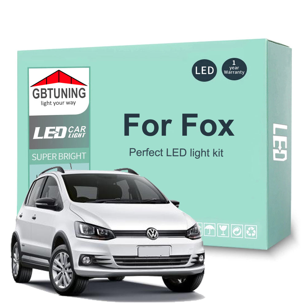 AutoGlowLED 11Pc Canbus LED Interior Light Kit for VW Fox 2008-2021