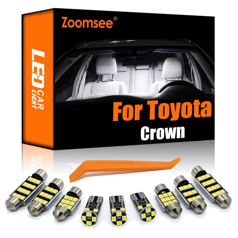AutoGlowLED Interior LED Light Kit for Toyota Crown GRS18 GRS20 GRS21 2004-2019 Canbus