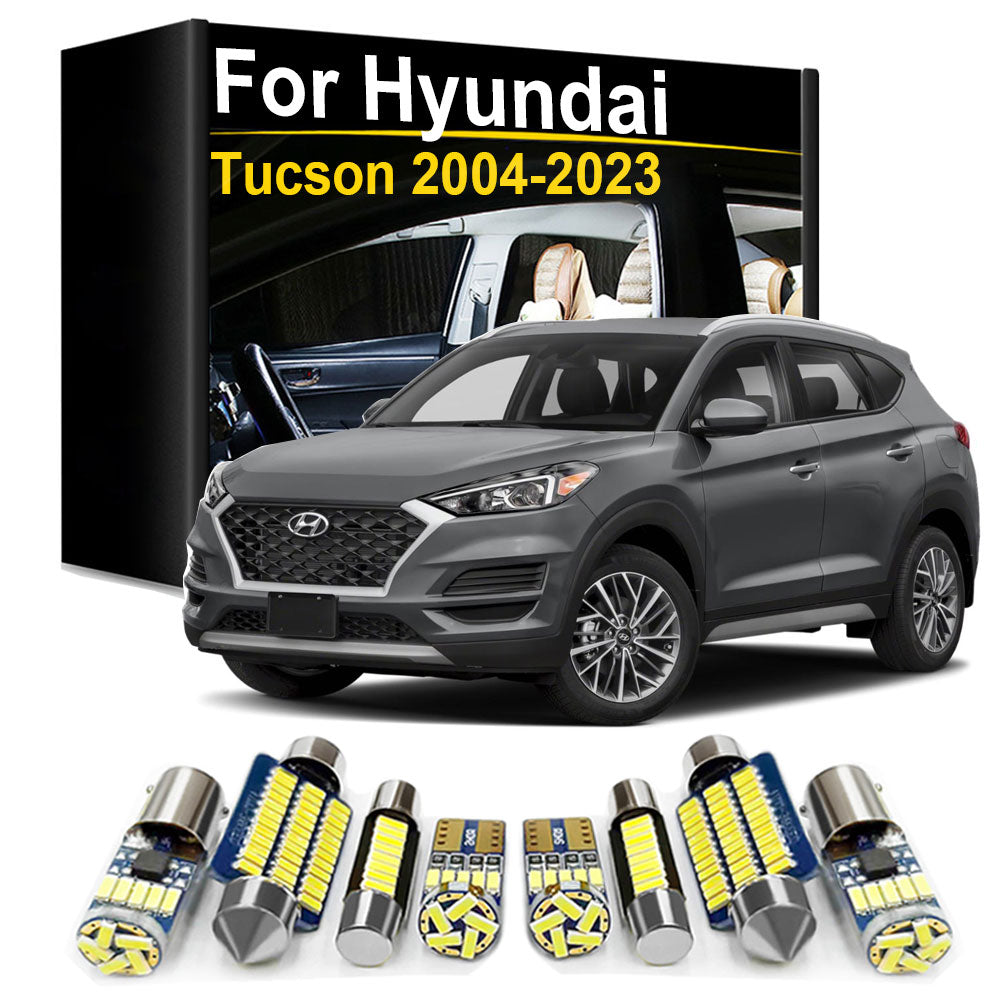 AutoGlowLED Interior LED Light Kit for Hyundai Tucson 2004-2024 Canbus