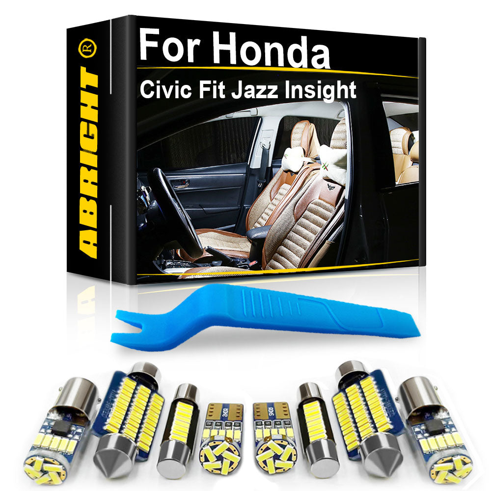 AutoGlowLED Canbus Interior LED Light Kit for Honda Accord Civic Fit