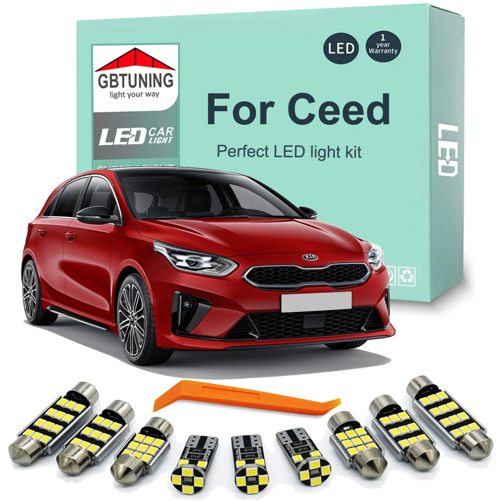 AutoGlowLED Interior LED Light Kit for Kia Ceed Proceed 2006-2025
