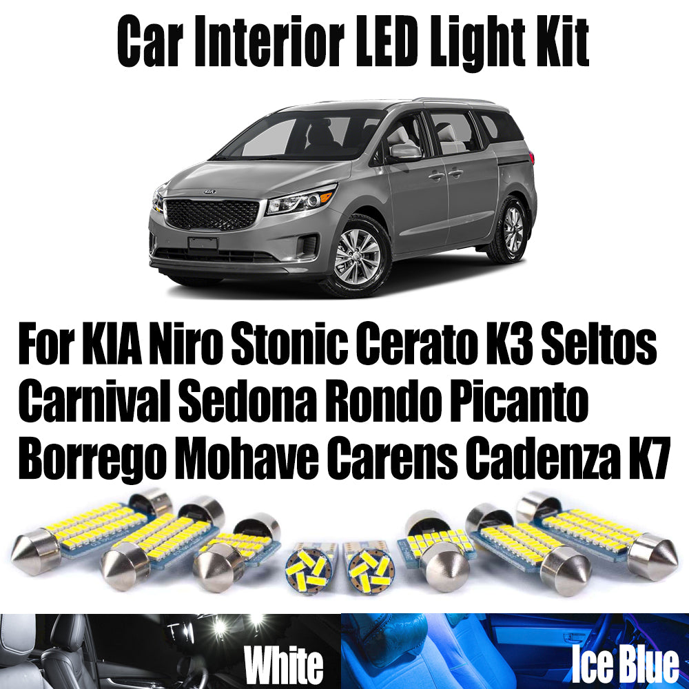 AutoGlowLED LED Interior Dome Light Kit for KIA Niro Stonic Cerato Seltos Carnival
