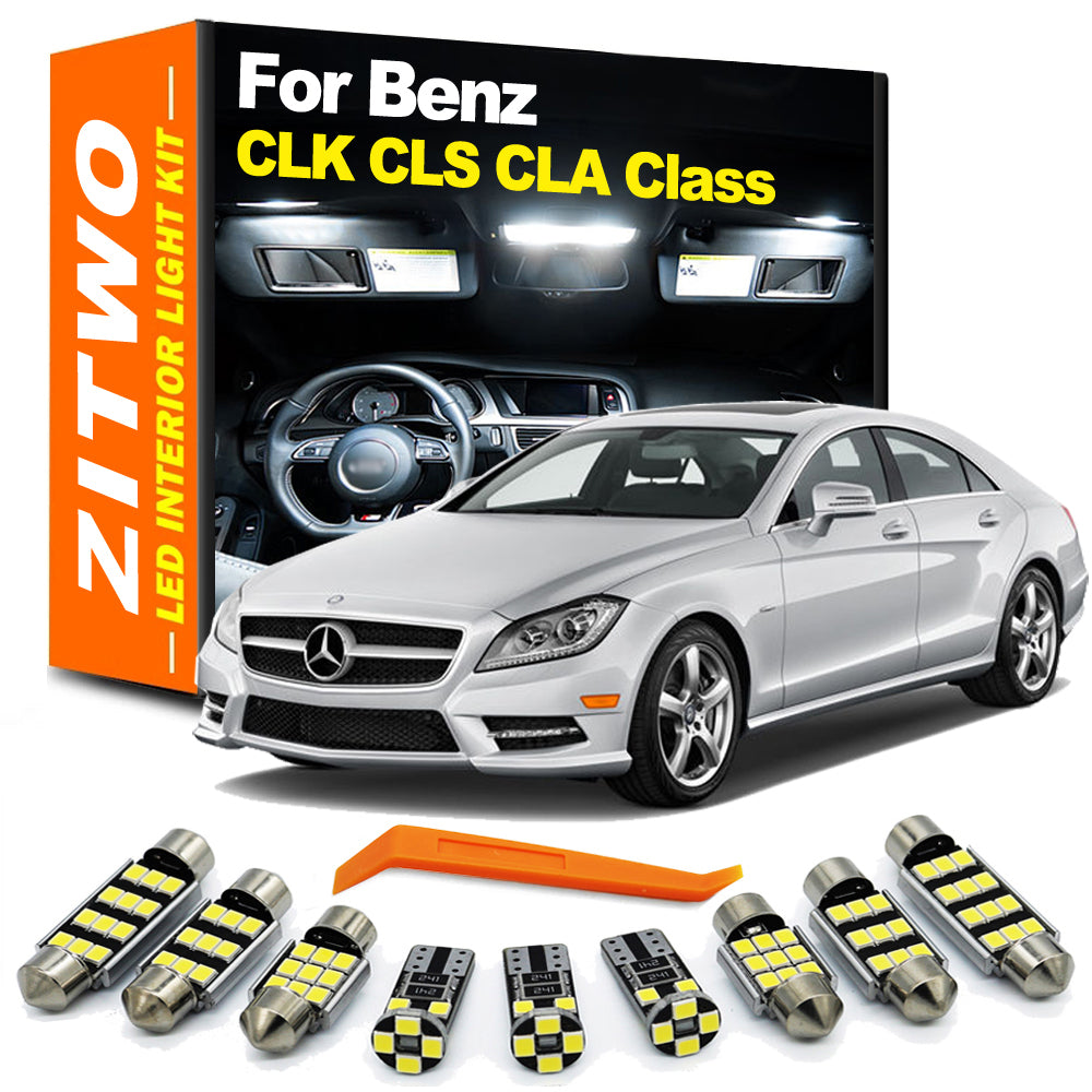 AutoGlowLED LED Interior Light Kit for Mercedes CLS CLA CLK W218 W219 C117