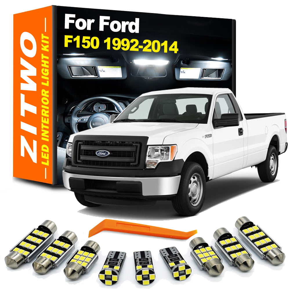 AutoGlowLED Canbus LED Interior Light Kit for Ford F-150 1992-2014