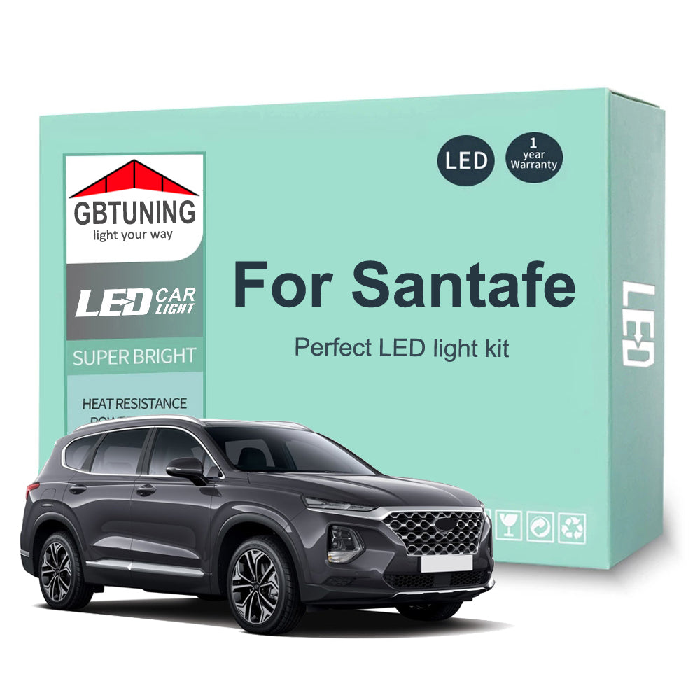 LED Interior Light Kit for Hyundai Santa Fe AutoGlowLED Canbus Error Free