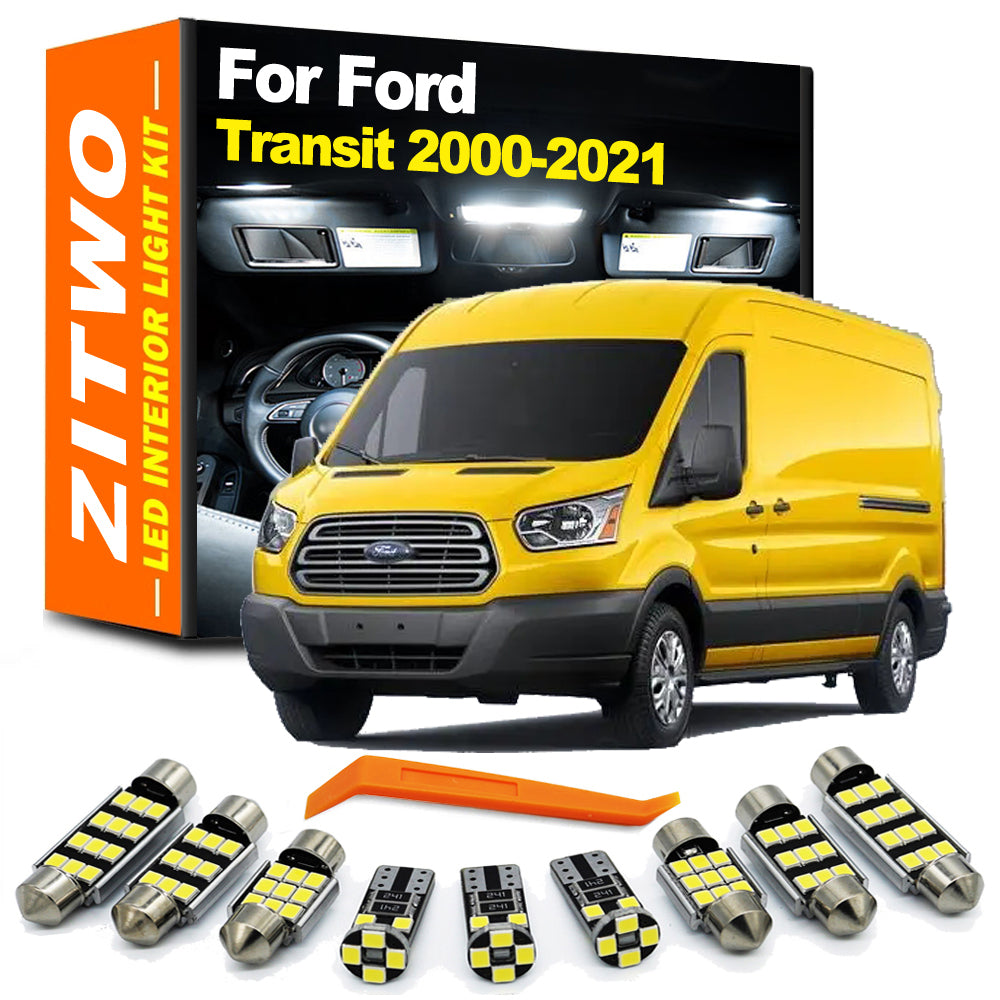 AutoGlowLED Ford Transit Tourneo Connect Interior LED Light Kit 1991-2021