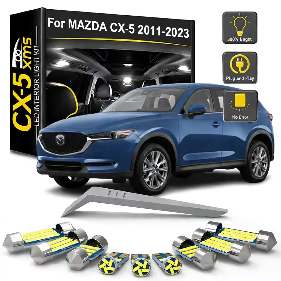 AutoGlowLED LED Interior Light Kit for Mazda CX-5 CX5 2011-2023