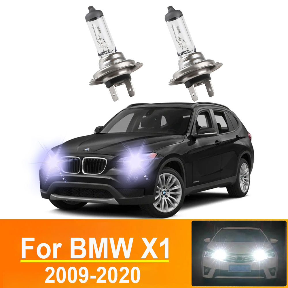 AutoGlowLED H7 Halogen Headlight Bulbs for BMW X1 E84 F48 2009-2020