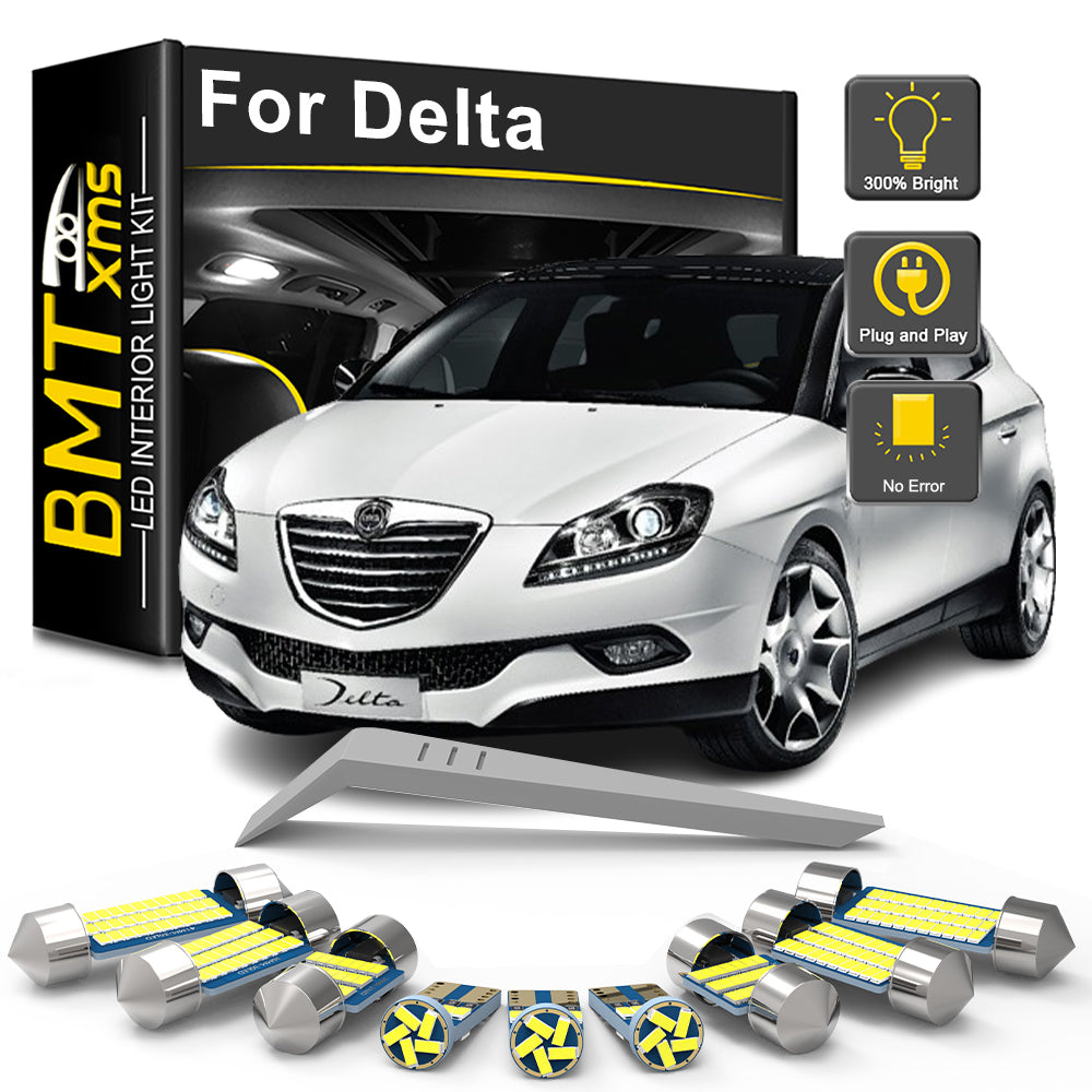 AutoGlowLED Canbus LED Interior Light Kit for Lancia Delta III 2008-2014