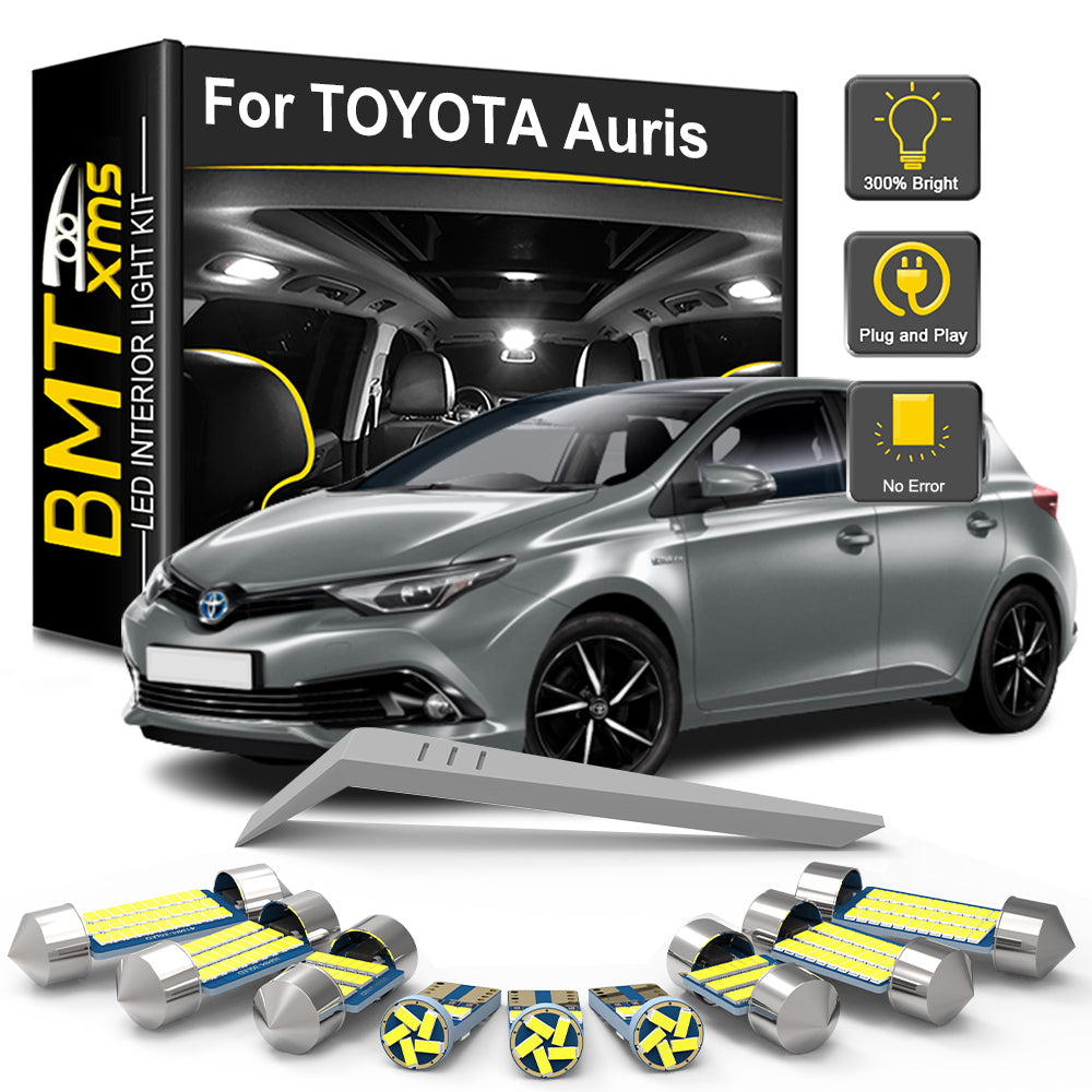 AutoGlowLED LED Interior Light Kit for Toyota Auris 2006-2021 Map Dome
