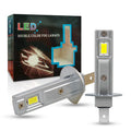 AutoGlowLED H1 LED Headlight Bulbs 2pcs 55W 6000K White No Adapter