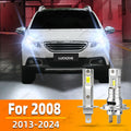 AutoGlowLED LED Headlight Bulbs for Peugeot 2008 2013-2024 20000Lm Canbus