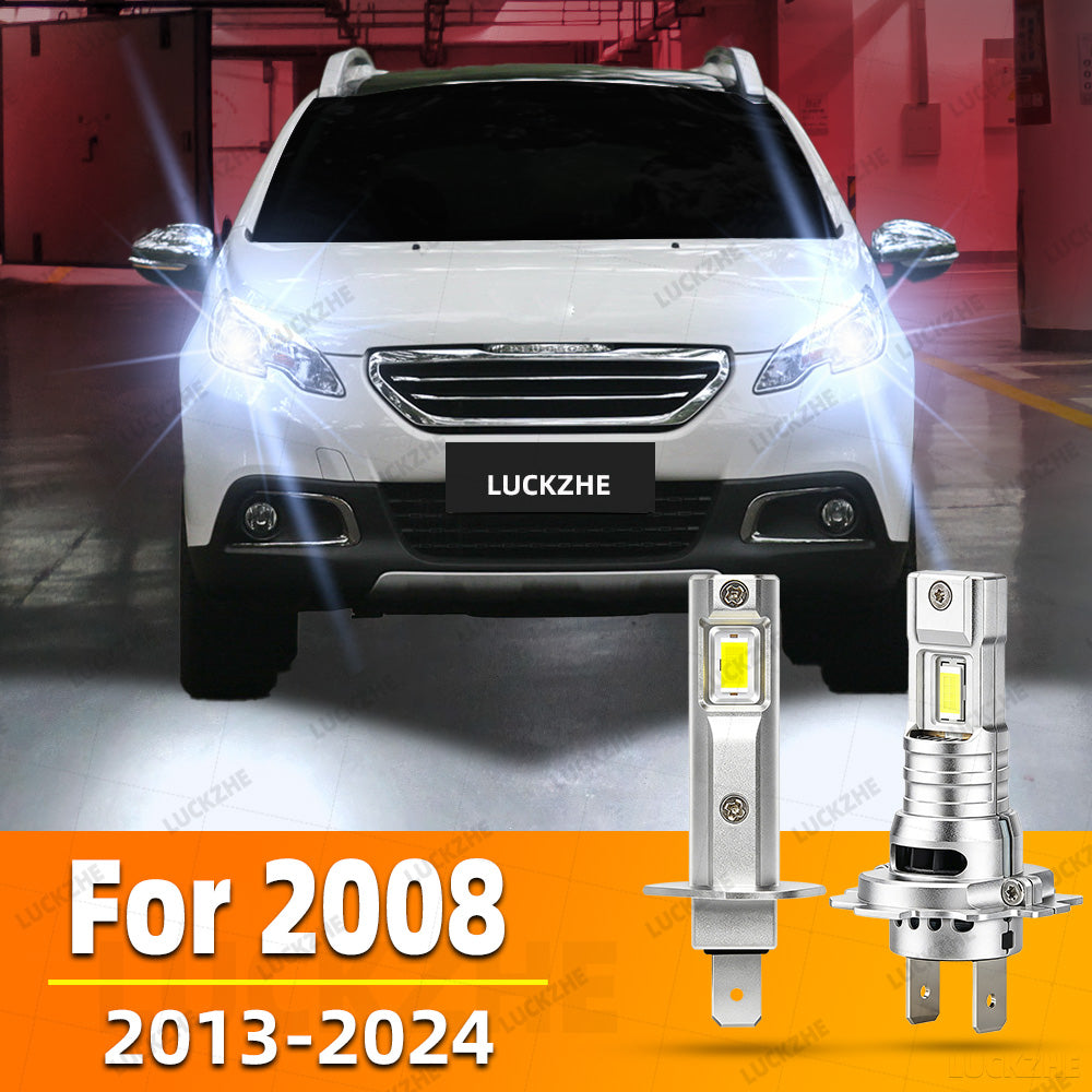 AutoGlowLED LED Headlight Bulbs for Peugeot 2008 2013-2024 20000Lm Canbus