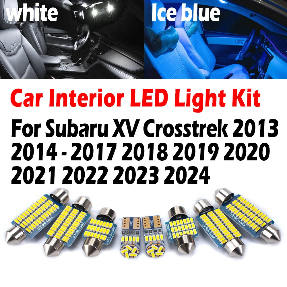 AutoGlowLED LED Interior Light Kit for Subaru XV Crosstrek 2013-2024
