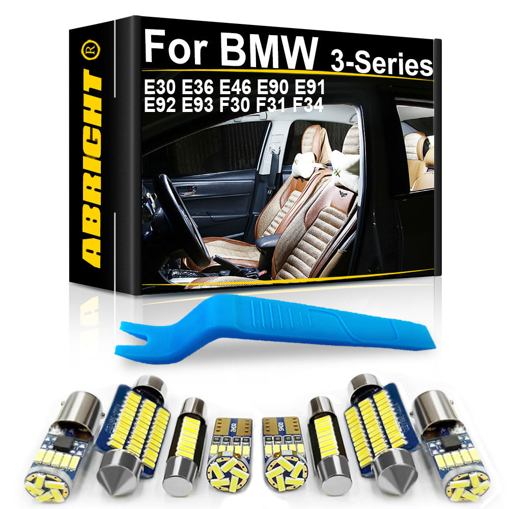 AutoGlowLED BMW 3 Series Canbus LED Interior Light Kit — Error Free