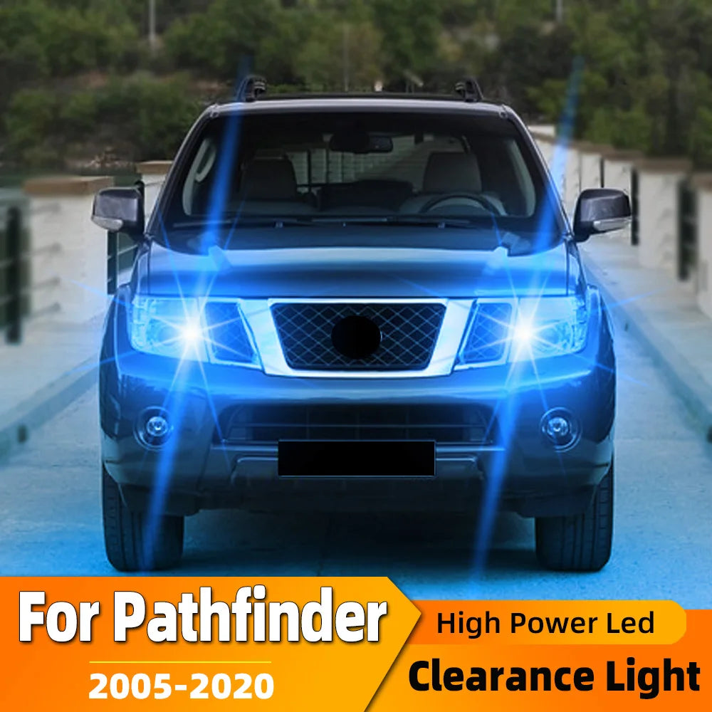AutoGlowLED LED Parking Light for Nissan Pathfinder R51 R52 2005-2020, 2pcs