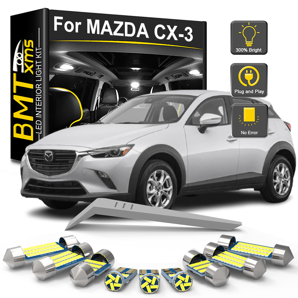 AutoGlowLED LED Interior Light Kit for Mazda CX-3 2015-2021 Canbus