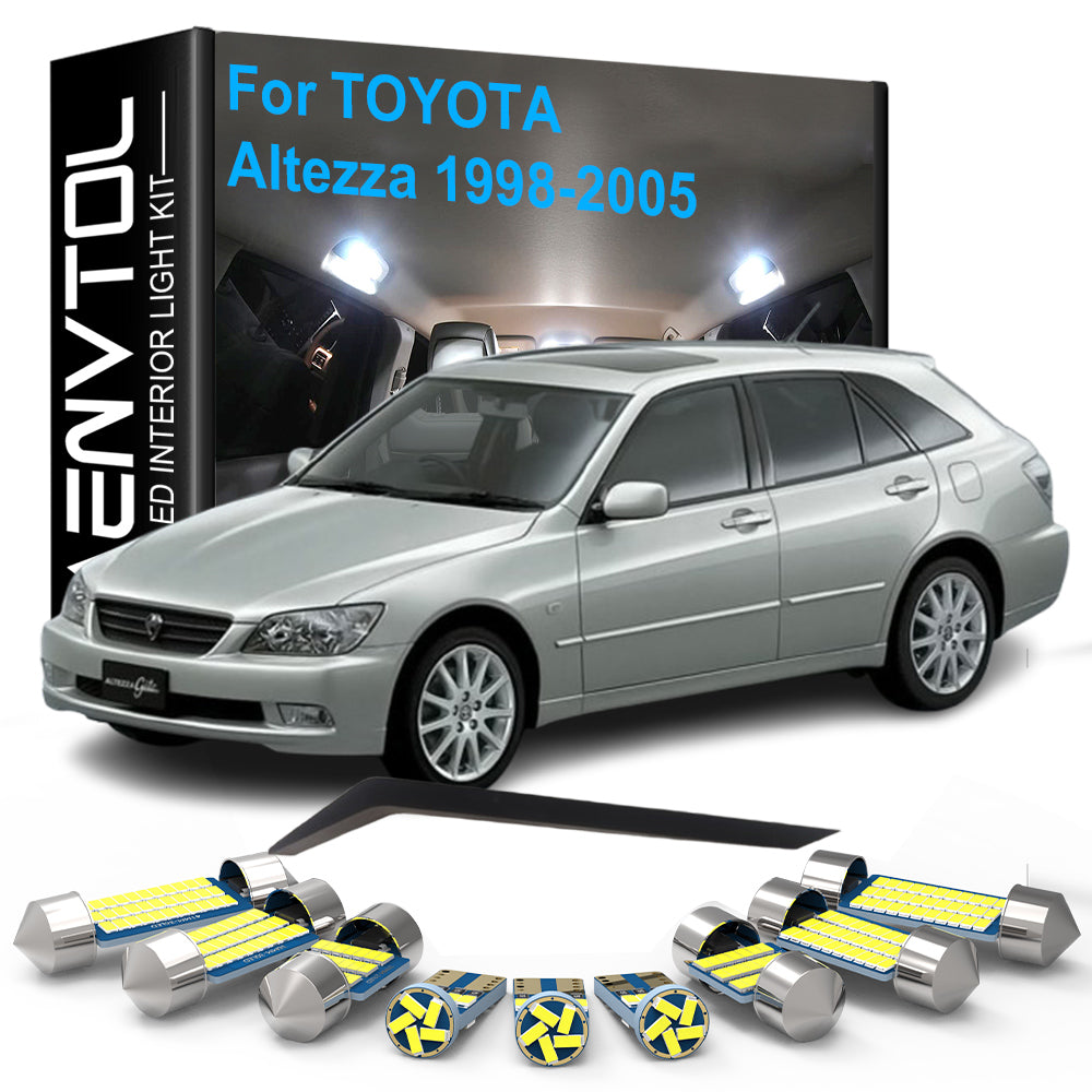 AutoGlowLED 13pcs LED Interior Light Kit for Toyota Altezza Gita 1998-2005 Canbus