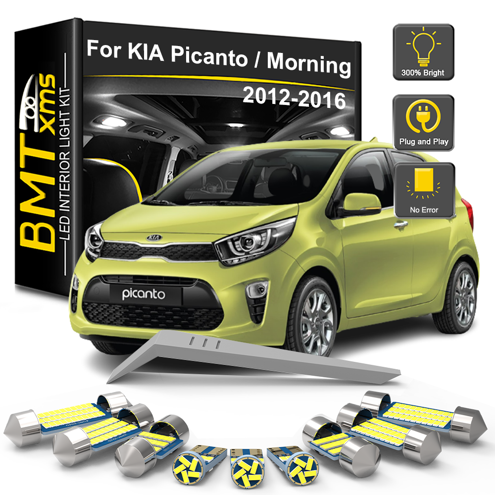 AutoGlowLED LED Interior Light Kit for KIA Picanto Morning 2012-2016