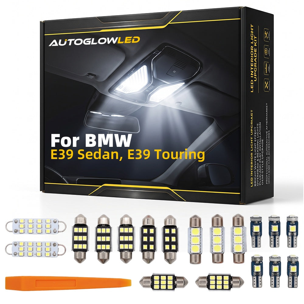 BMW 5 Series E39 Sedan Touring 1995-2003 LED Interior Light Kit, Canbus Error Free Plug and Play | AutoGlowLED