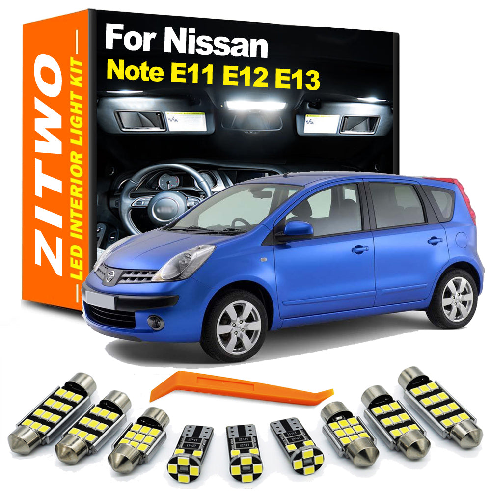 AutoGlowLED LED Interior Light Kit for Nissan Note E11 E12 E13 2005-2023