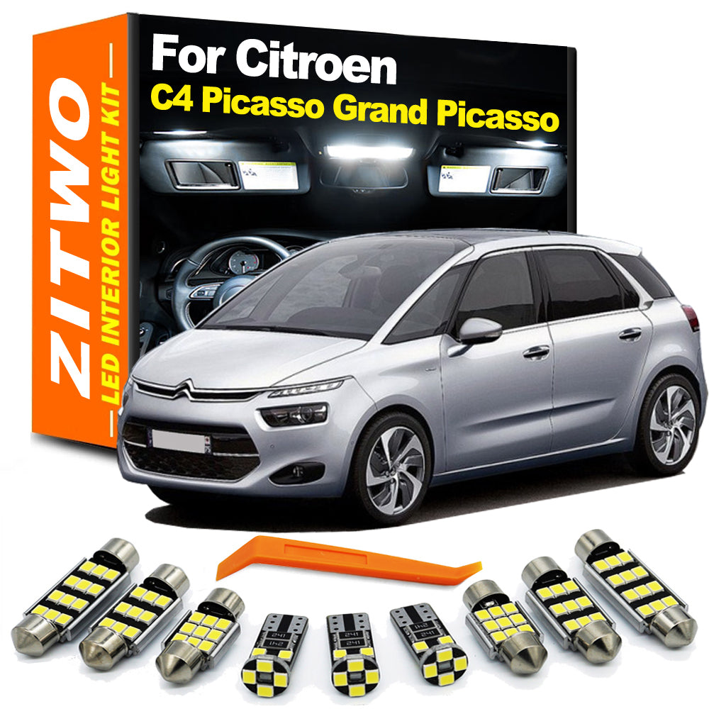 AutoGlowLED LED Interior Light Kit for Citroen C4 Picasso Grand Picasso 2007-2021