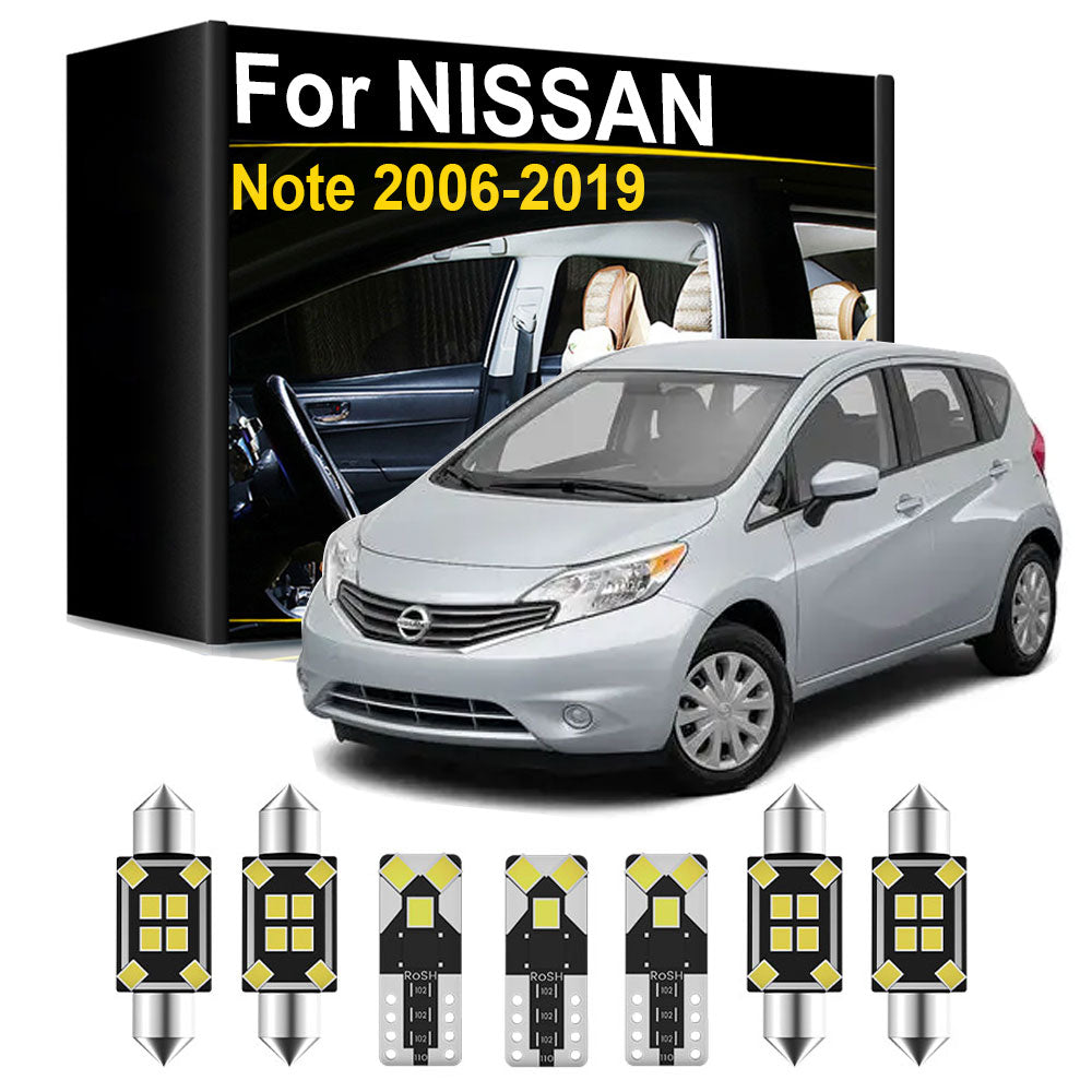 AutoGlowLED Interior LED Light Kit for Nissan Note E11 E12 Canbus