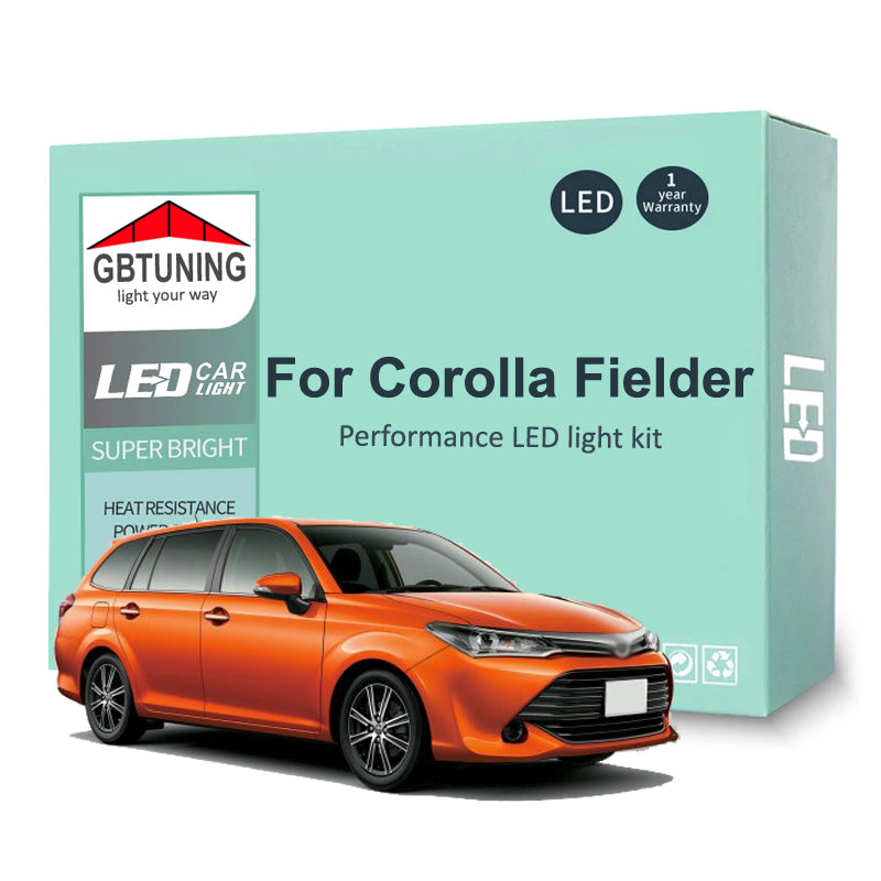 AutoGlowLED Interior Light Kit for Toyota Corolla Fielder 2000-2018 Canbus