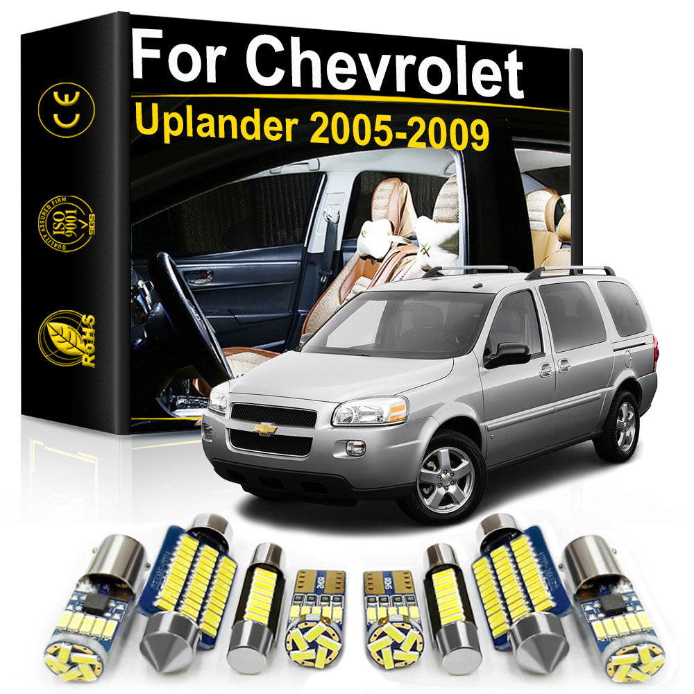 AutoGlowLED LED Interior Light Kit for Chevrolet Uplander 2005-2009 Canbus