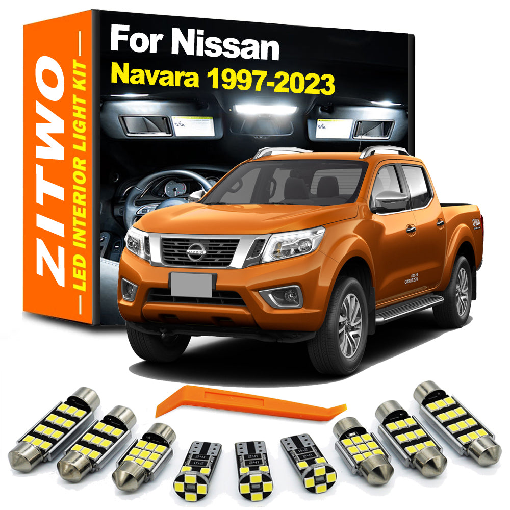 AutoGlowLED LED Interior Light Kit for Nissan Navara D22 D40 D23 1997-2025