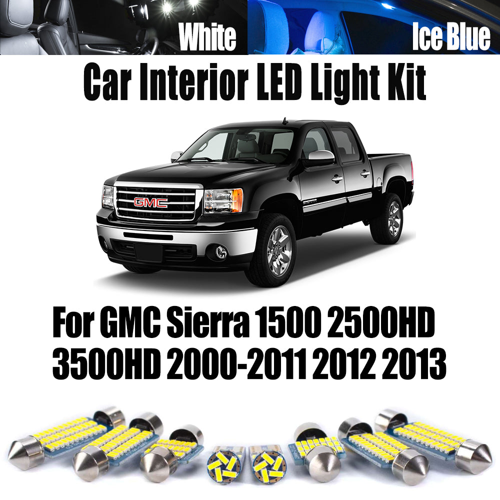 AutoGlowLED Canbus LED Interior Light Kit for GMC Sierra 2000-2013