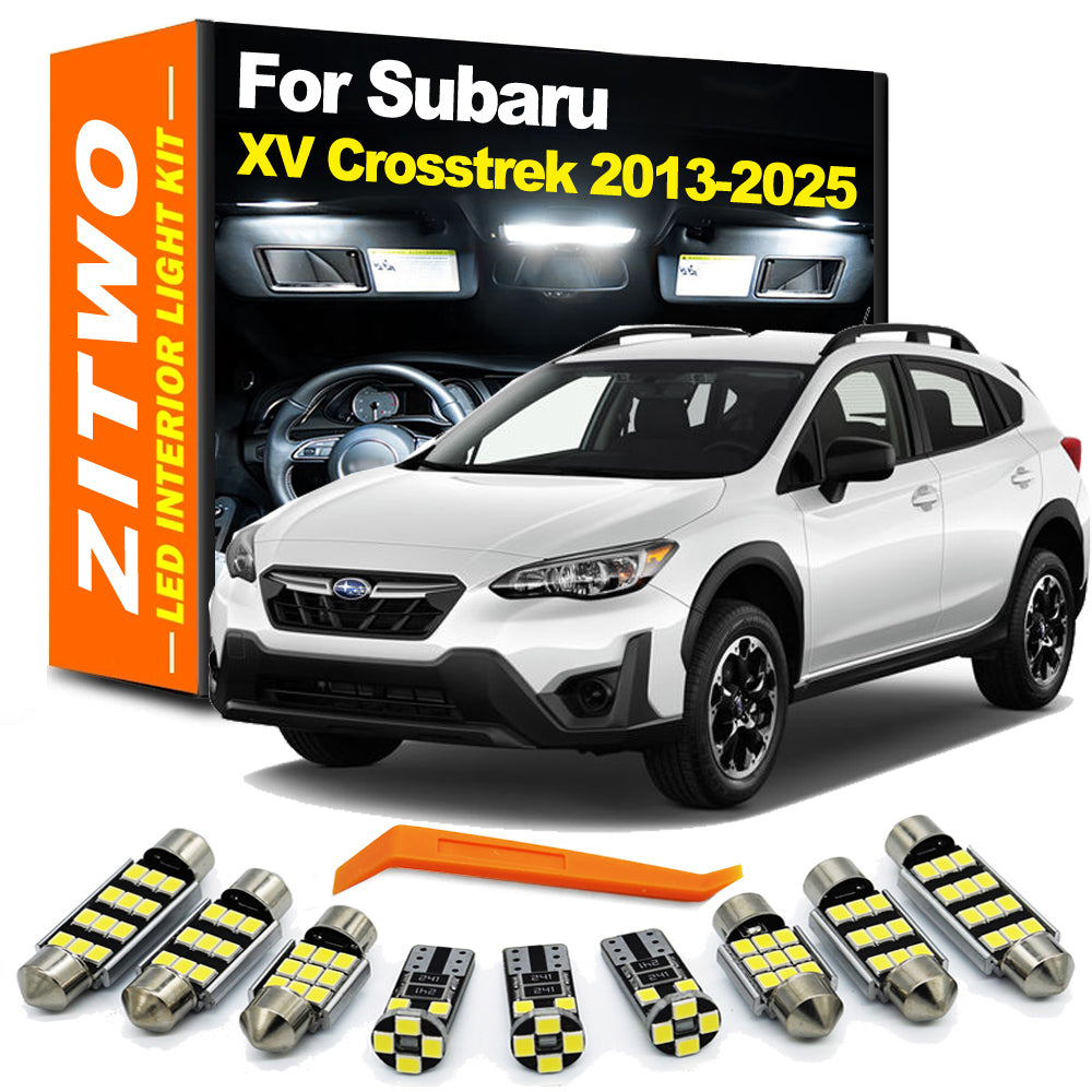 AutoGlowLED LED Interior Dome Reading Light Kit for Subaru XV Crosstrek 2013-2025