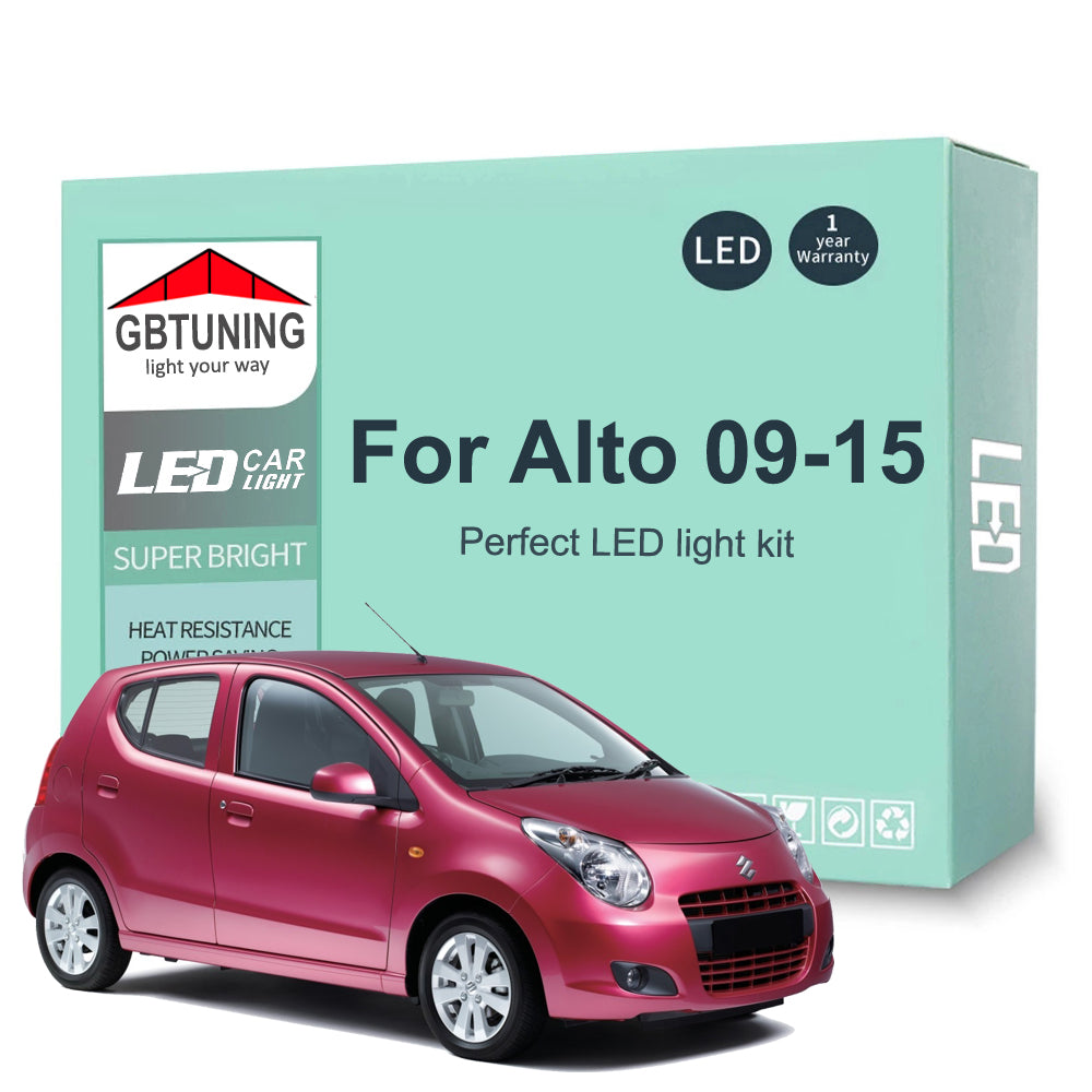 AutoGlowLED Canbus LED Interior Light Kit for Suzuki Alto 2009-2015