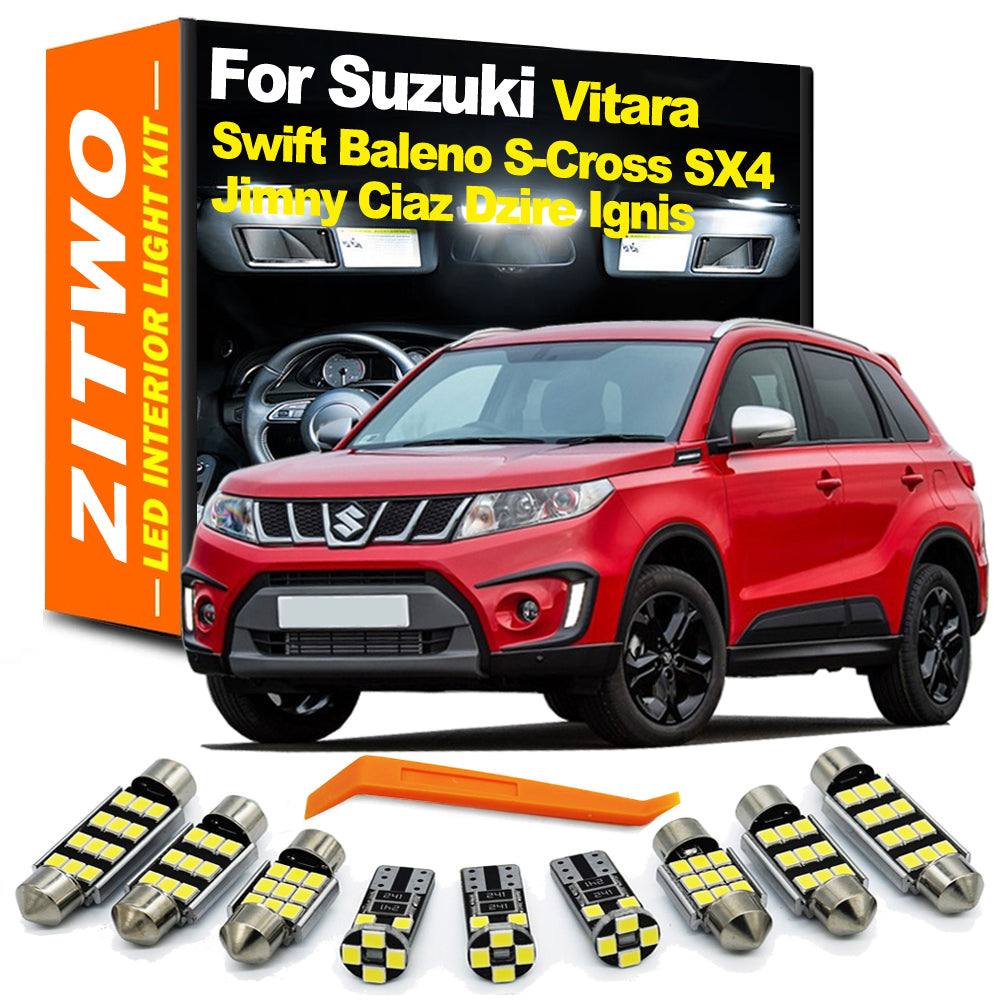 AutoGlowLED LED Interior Light Kit for Suzuki Swift, Vitara, Jimny & More