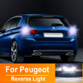 AutoGlowLED T15 W16W LED Reverse Light Bulbs for Peugeot 308 3008 5008 Canbus Error Free