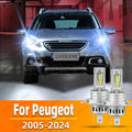 AutoGlowLED LED Headlight Kit for Peugeot 1007 2008 3008 4007 4008 5008 High/Low Beam