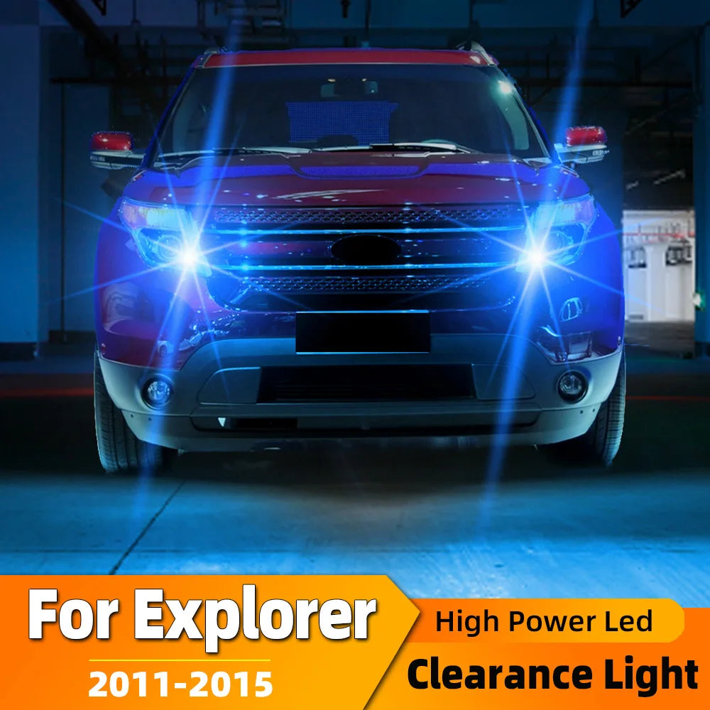 AutoGlowLED Canbus LED Parking Light for Ford Explorer 2011-2015, 2Pcs W5W 12V