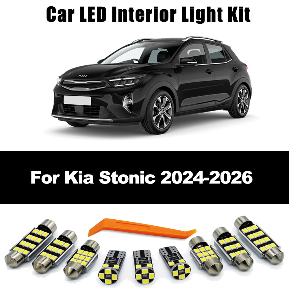 AutoGlowLED LED Interior Light Kit for Kia Stonic 2024-2026, Canbus Error Free