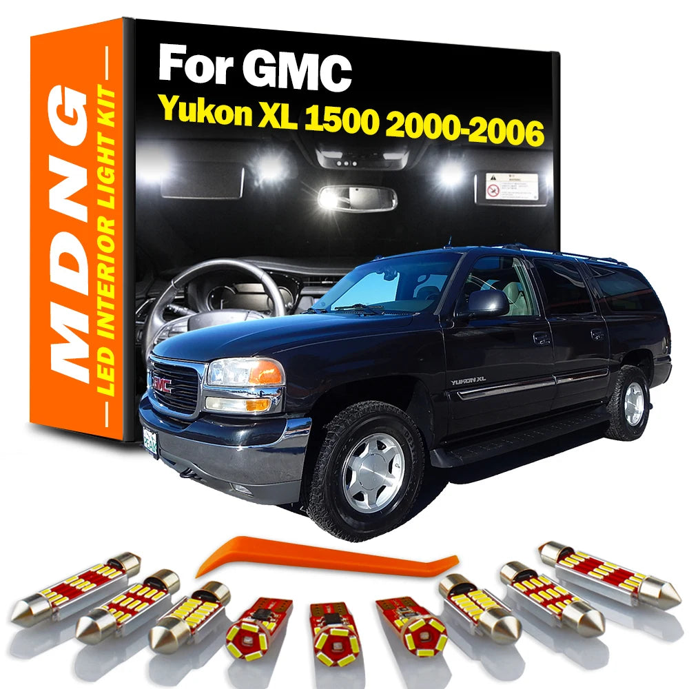 AutoGlowLED Canbus LED Interior Light Kit for GMC Yukon XL 1500 2000-2006