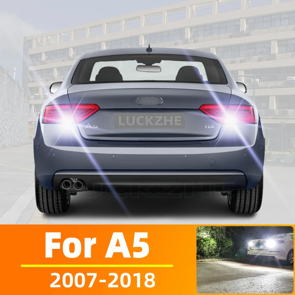 AutoGlowLED LED Reverse Light for Audi A5 2007-2018, 2pcs Canbus Error Free