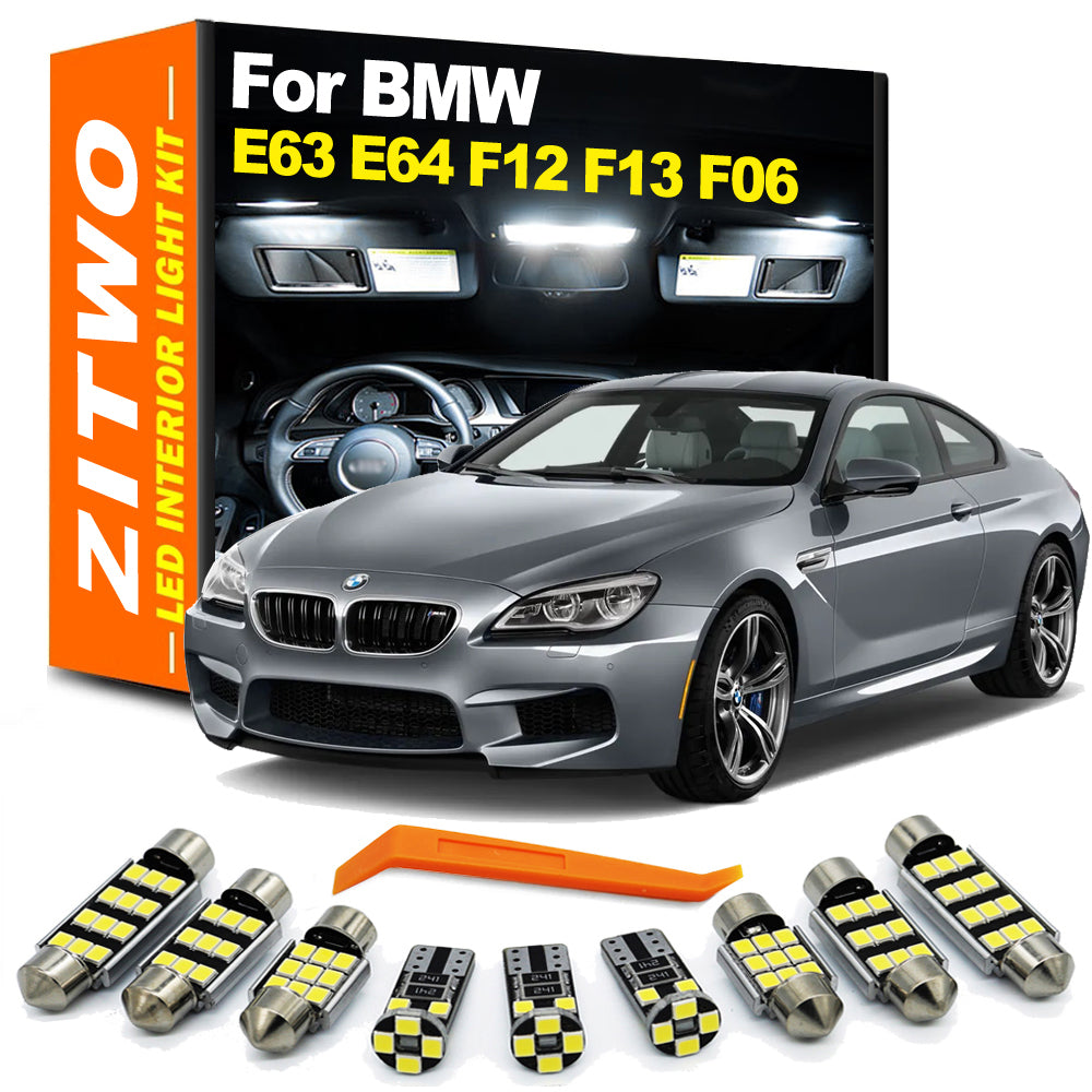 AutoGlowLED LED Interior Light Kit for BMW 6 Series E63 E64 F12 F13 F06 M6 2004-2017