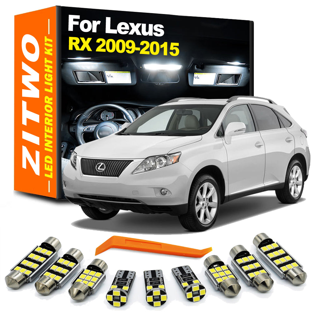 AutoGlowLED LED Interior Light Kit for Lexus RX 350/450h 2009-2015 20Pcs