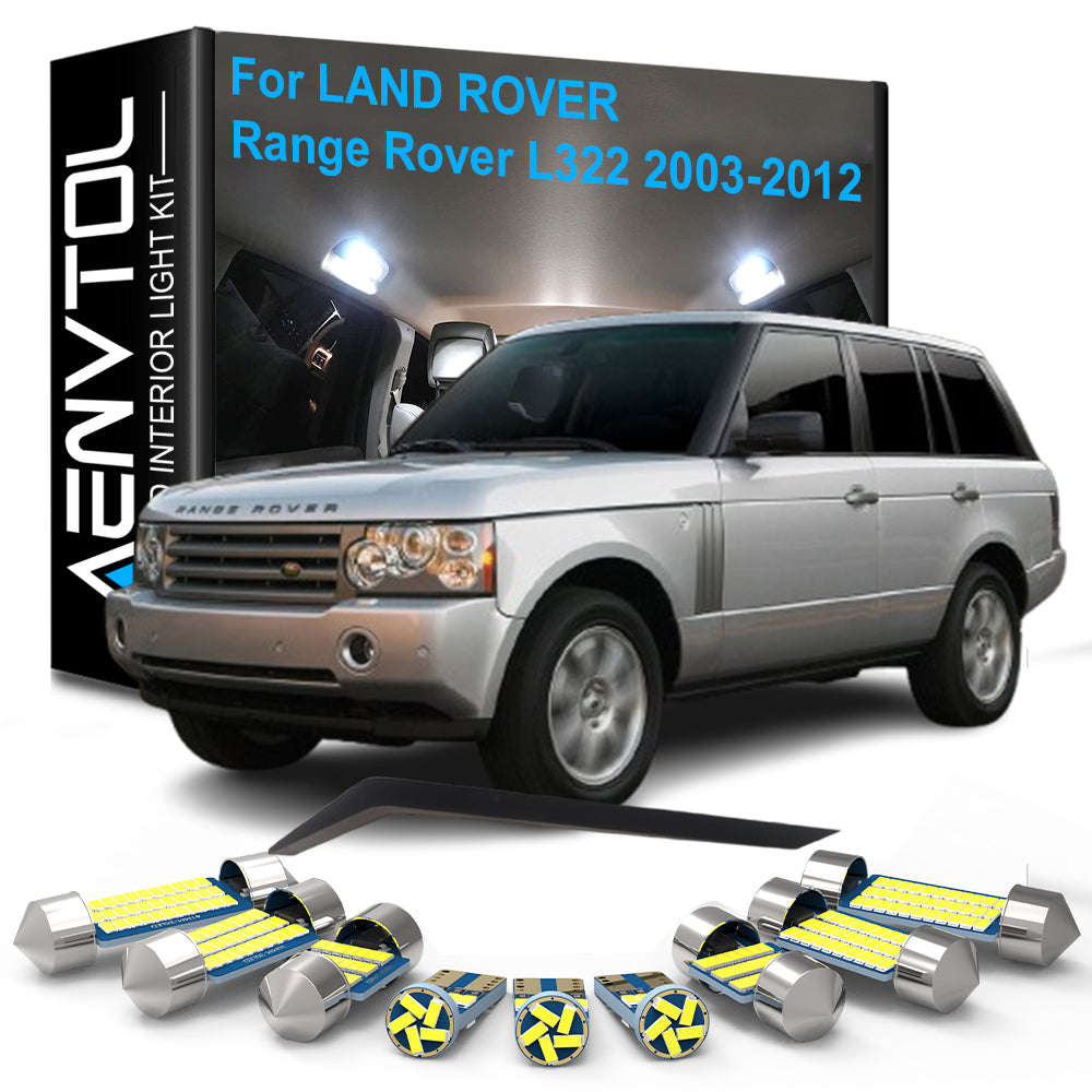 AutoGlowLED 26pc LED Interior Light Kit for Range Rover L322 2003-2012 Canbus