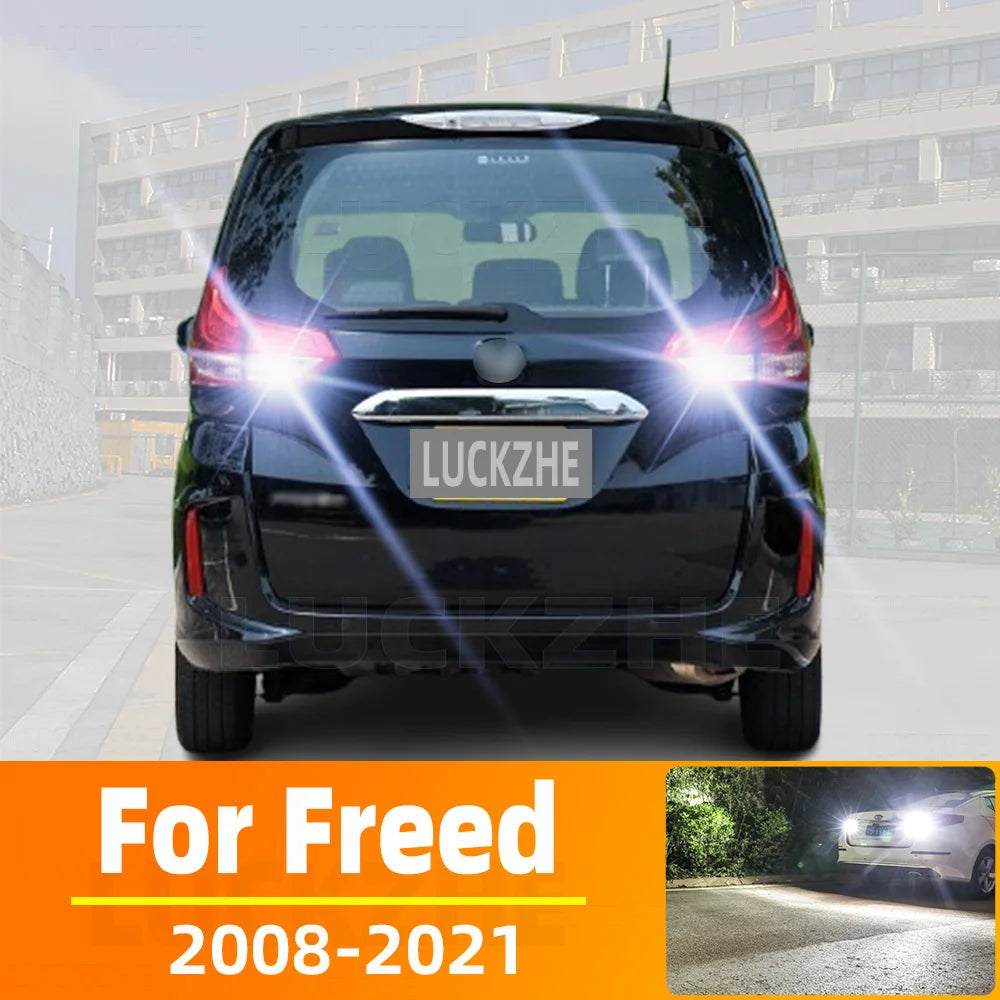 AutoGlowLED LED Backup Reverse Light for Honda Freed GB GP 2008-2021, Canbus Error Free, 2Pcs