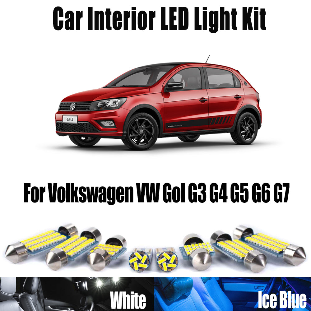 AutoGlowLED Canbus LED Interior Light Kit for VW Gol G3-G7