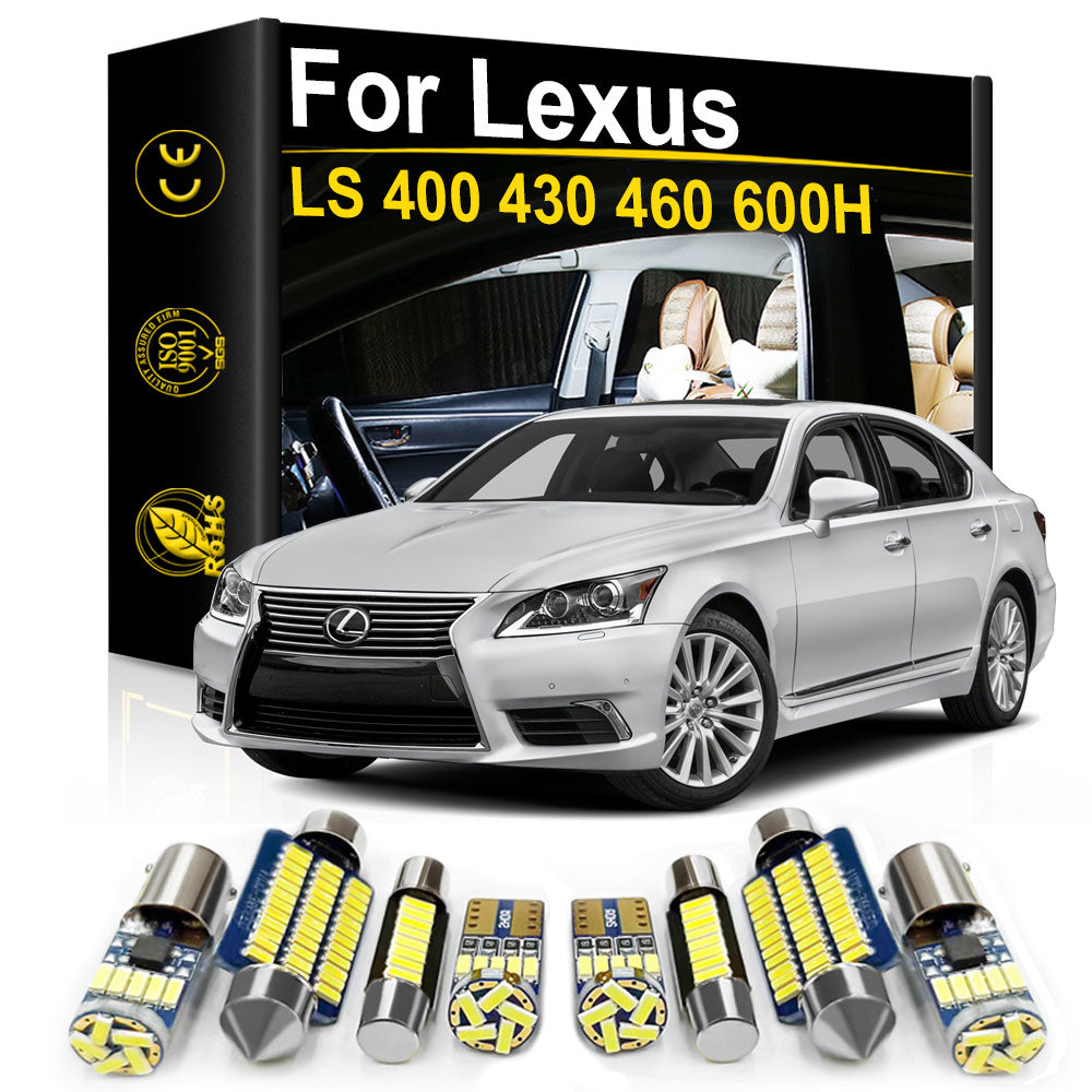 AutoGlowLED LED Interior Light Kit for Lexus LS400 LS430 LS460 LS460L LS600h Canbus