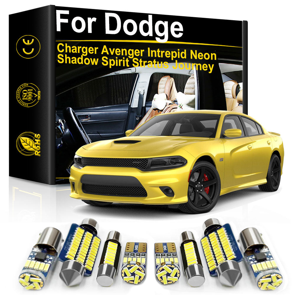 AutoGlowLED Canbus LED Interior Light Kit for Dodge Charger Avenger Journey