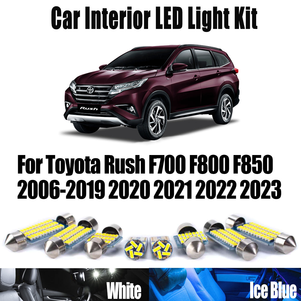 AutoGlowLED LED Interior Light Kit for Toyota Rush F700 F800 F850 2006-2023 Canbus