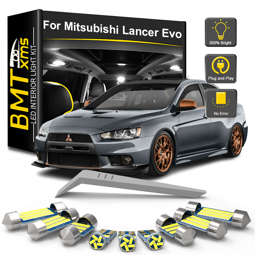 AutoGlowLED LED Interior Light Kit for Mitsubishi Lancer Evo 2002-2017